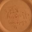 Mark from early Van Briggle Plate